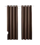 Cortinas Blackout Para Recamara Sala Premium 270x215cm 2 Paneles Aislamiento Térmico Y Reducción De Ruido Tela