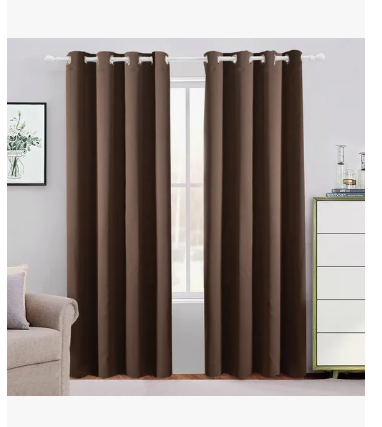 Foto 3 pulgar | Cortinas Blackout Para Recamara Sala Premium 270x215cm 2 Paneles Aislamiento Térmico Y Reducción De Ruido Tela