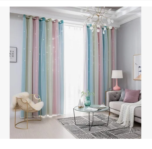 Foto 2 pulgar | Cortinas Blackout 132 x 214 cm