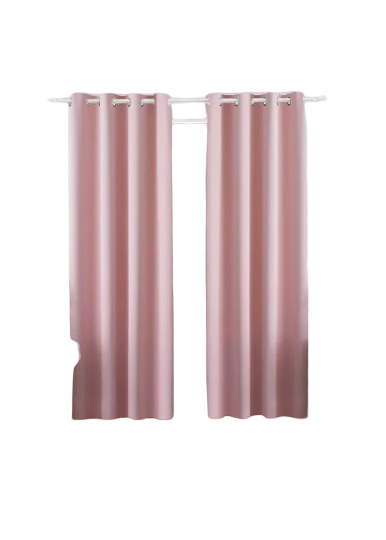 Cortinas Blackout Para Recamara Sala Premium 270x215cm 2 Paneles Aislamiento Térmico Y Reducción De Ruido Tela