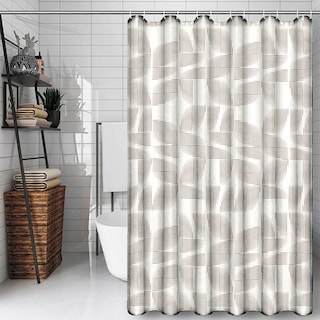 Foto 1 | Cortina De Baño Selene Leila Kaki Con Teflón
