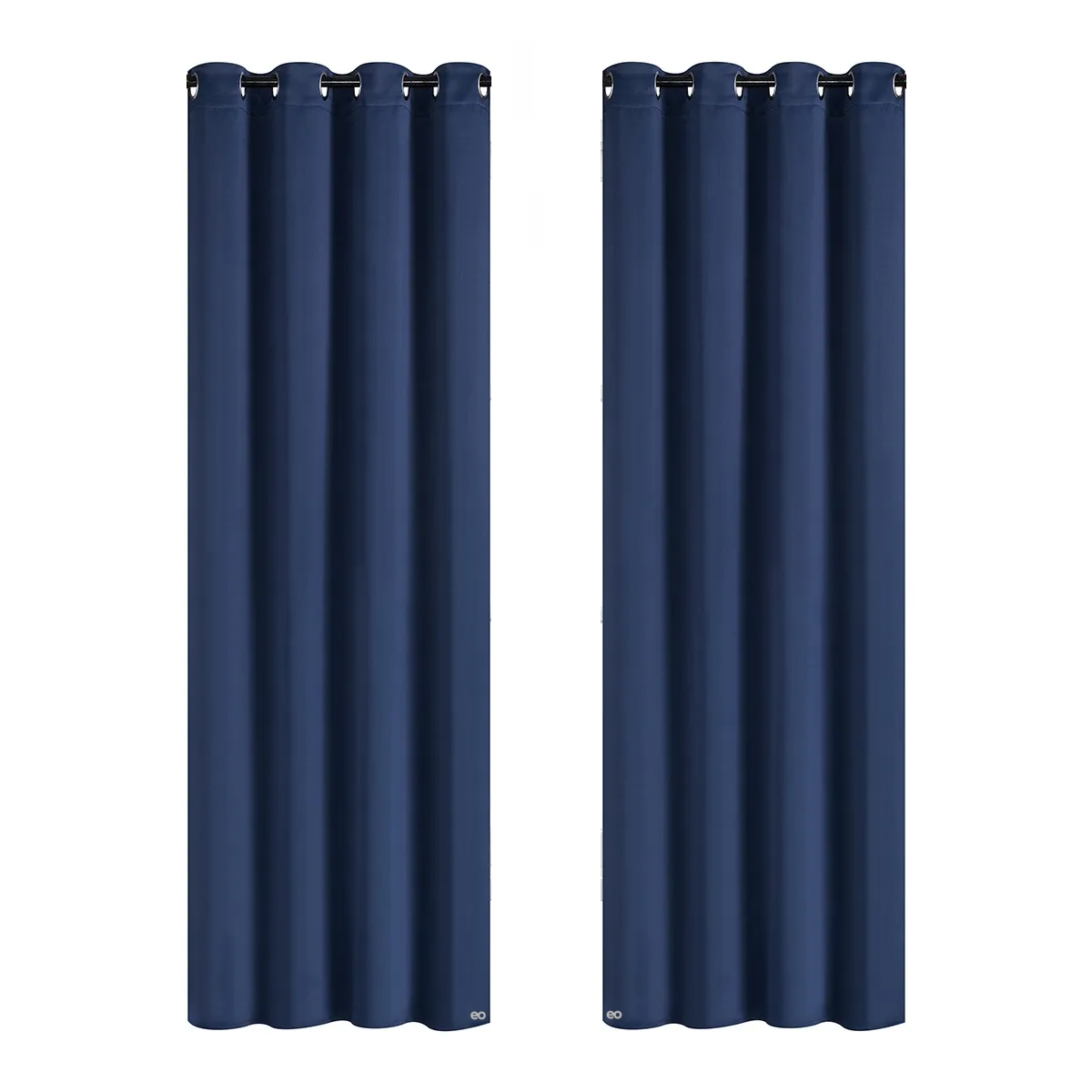 Foto 2 pulgar | Set 2 Cortinas 140x220cm Eo Safe Imports Esi-20443 Azul