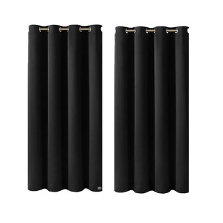 Foto 1 | Cortinas Para Ventana 264x137cm Eo Safe Imports Esi-20451 Negro
