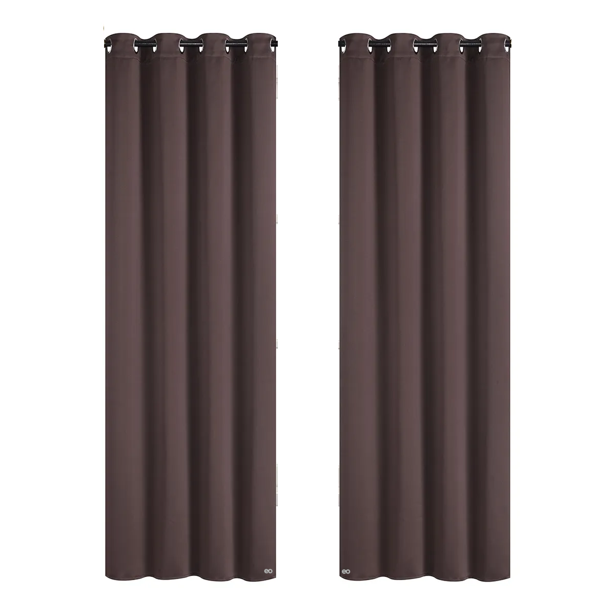 Foto 2 pulgar | Set 2 Cortinas 140x220cm Eo Safe Imports Esi-20445 Marron