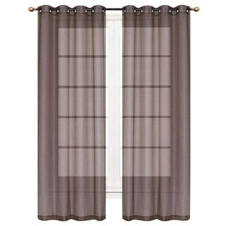 Foto 1 | Cortinas Translúcidas 140 x 220 cm Cafe