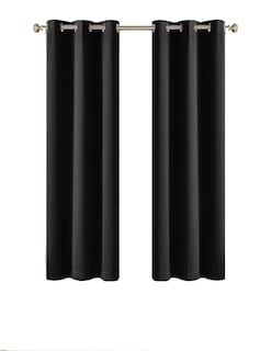 Foto 2 | Cortinas Blackout Color Negro + Termo De Agua Güish