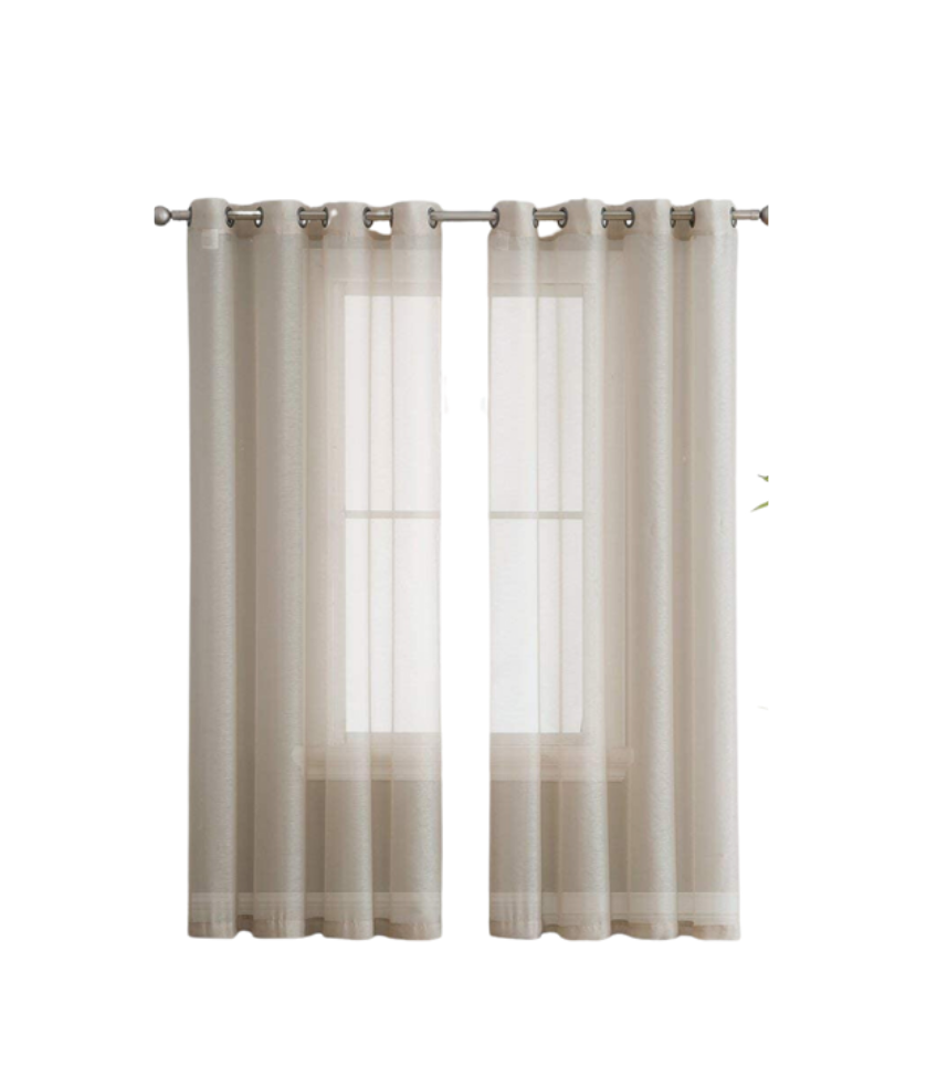 Foto 2 pulgar | Cortinas B.Kind & Beyond Store Traslucidas color Beige