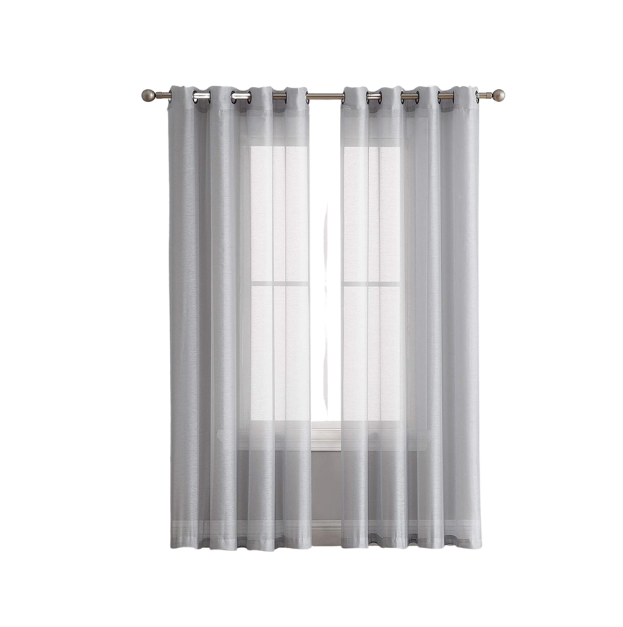 Cortinas B.Kind & Beyond Store Traslucidas color Gris