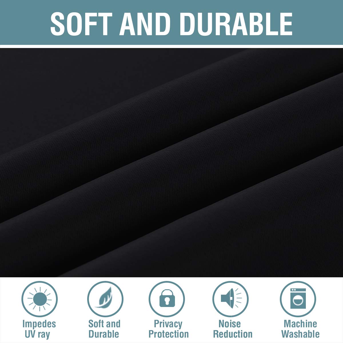 Foto 5 pulgar | Cortinas Opacas H.versailtex Con Aislamiento Térmico De 240 X 260 Cm - Venta Internacional.