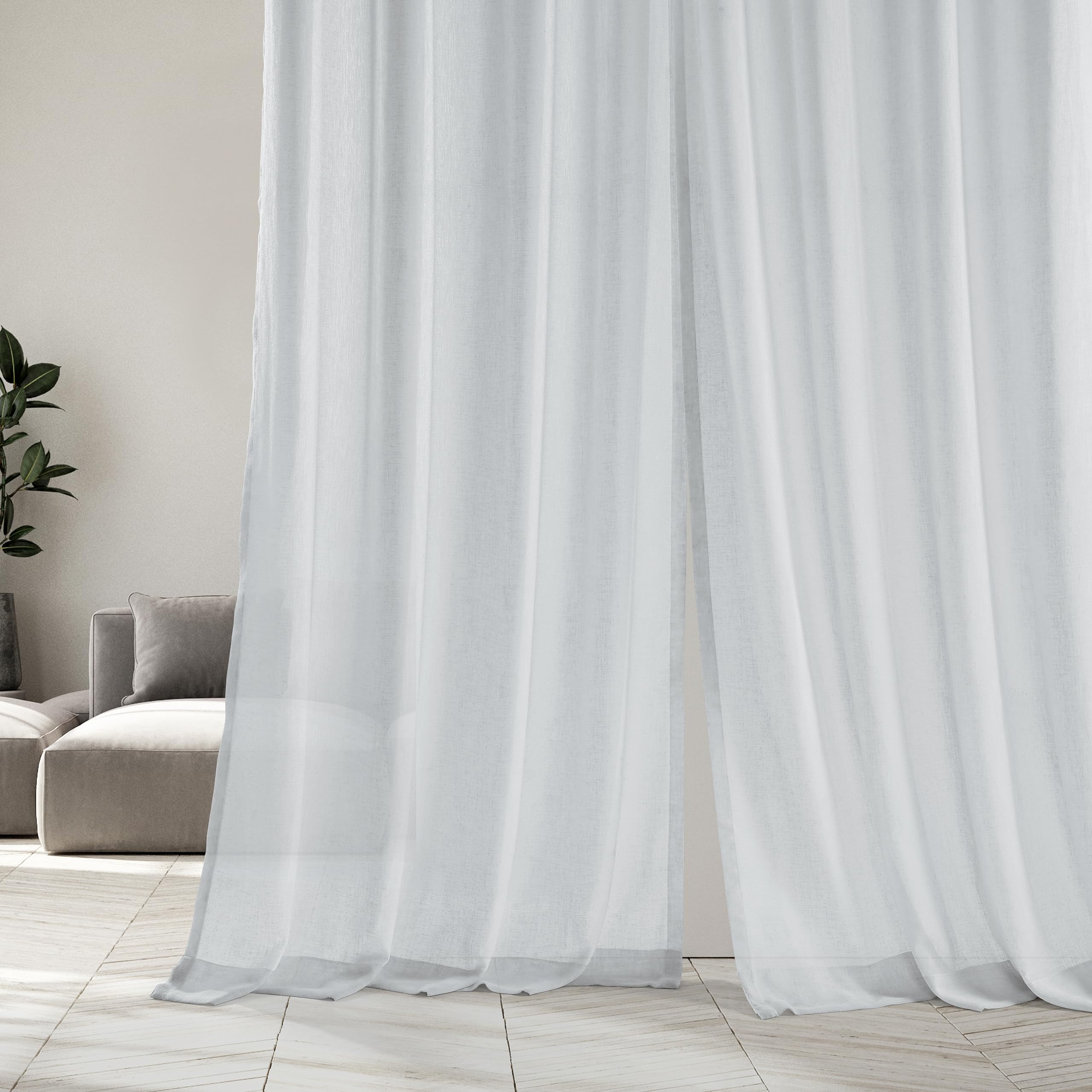 Foto 5 pulgar | Cortina HPD Half Price Drapes Sheer Aspen White 127 x 274 cm - Venta Internacional