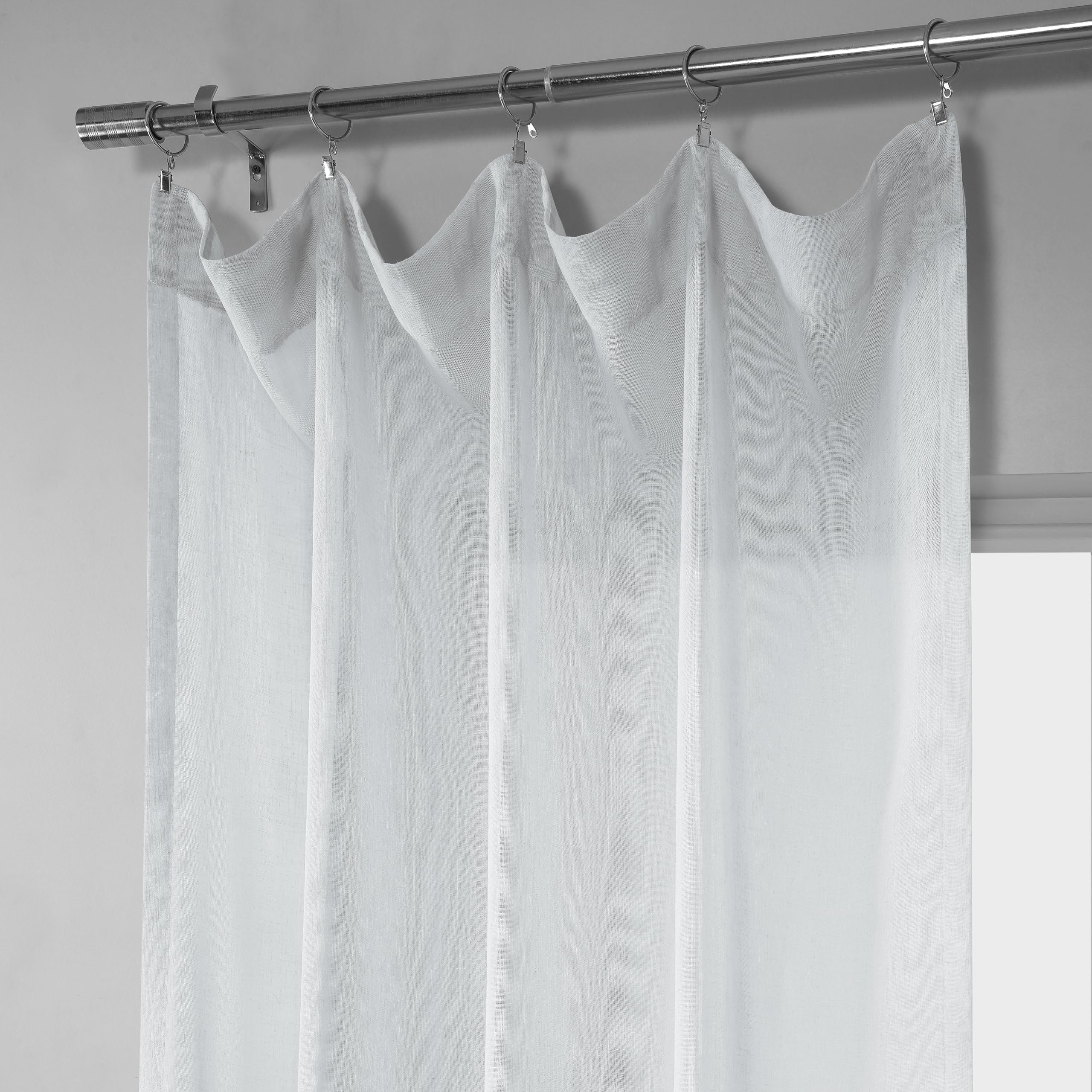 Foto 7 pulgar | Cortina HPD Half Price Drapes Sheer Aspen White 127 x 274 cm - Venta Internacional