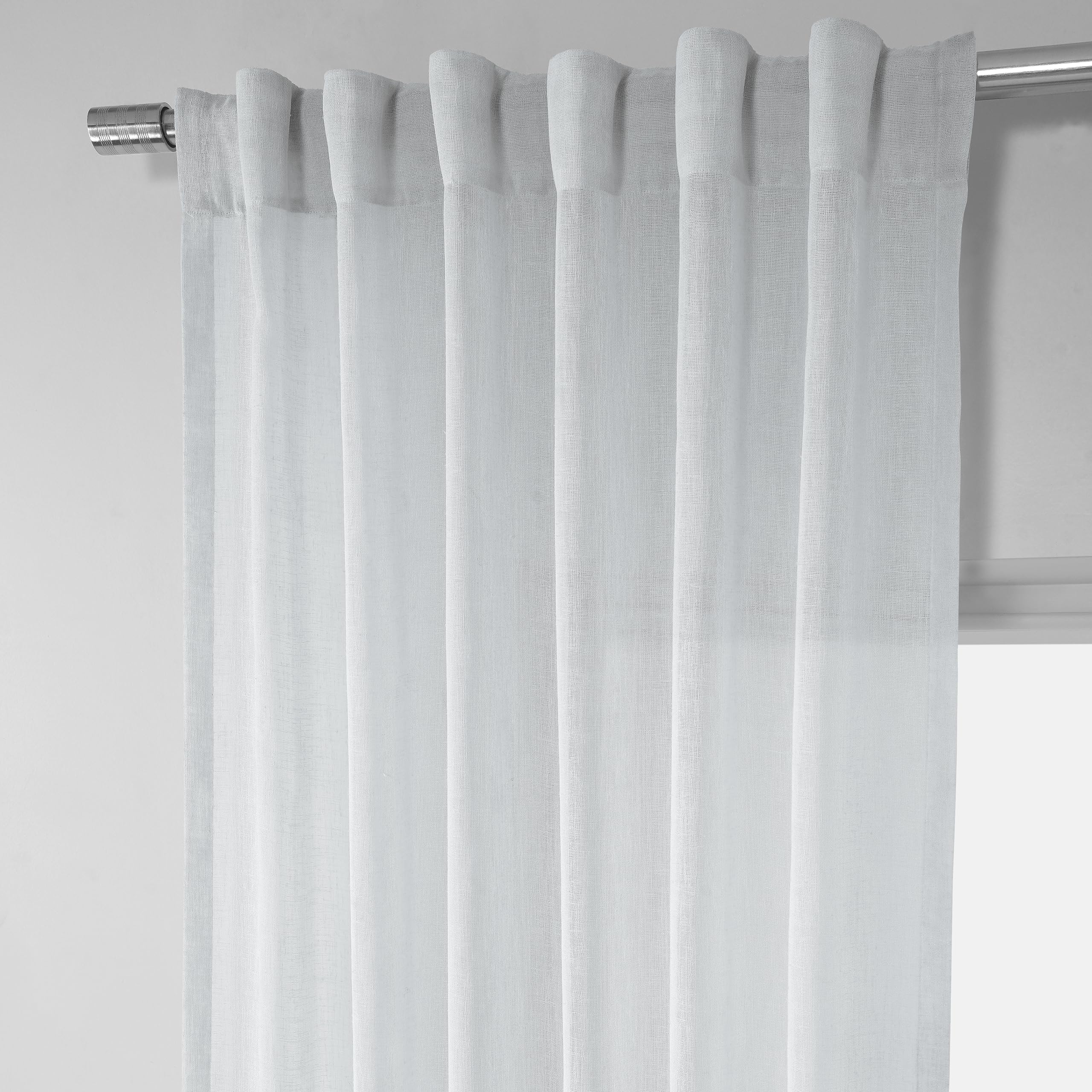 Foto 8 pulgar | Cortina HPD Half Price Drapes Sheer Aspen White 127 x 274 cm - Venta Internacional