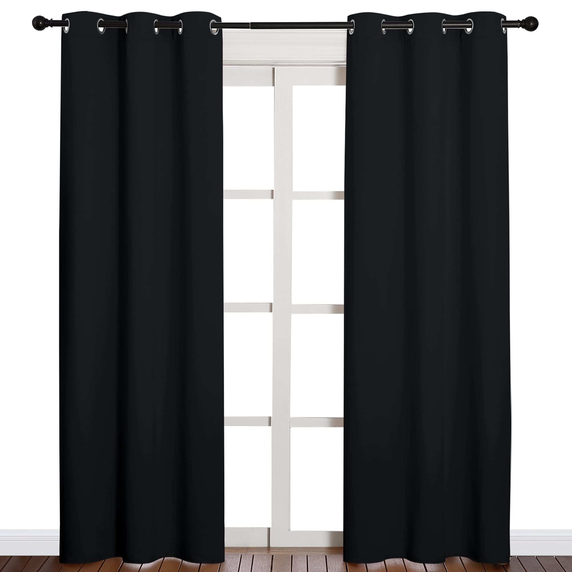 Cortinas Opacas Nicetown con Aislamiento Térmico de 214 cm 2 Paneles - Venta Internacional