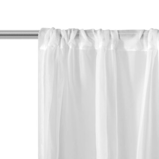 Foto 2 | Cortinas Transparentes Dreaming Casa Blanco 160 X 160 Cm - Venta Internacional