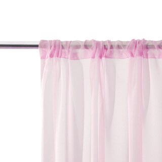 Foto 2 | Cortinas Transparentes Dreaming Casa Rosas 183 Cm x 183 cm 2 Paneles - Venta Internacional