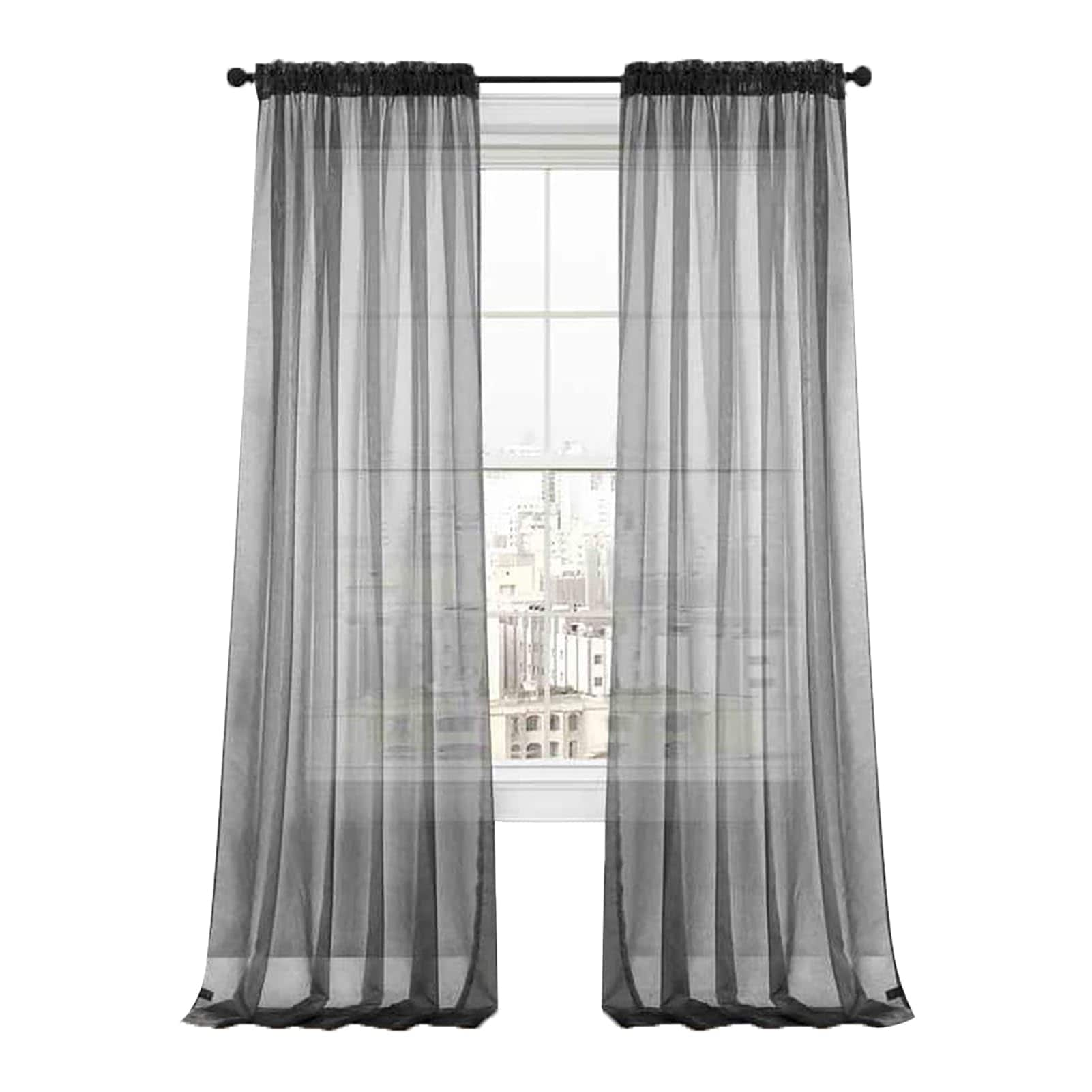 Cortinas Dreaming Casa Sheer 72 x 160 cm 2 Paneles - Venta Internacional $1,993