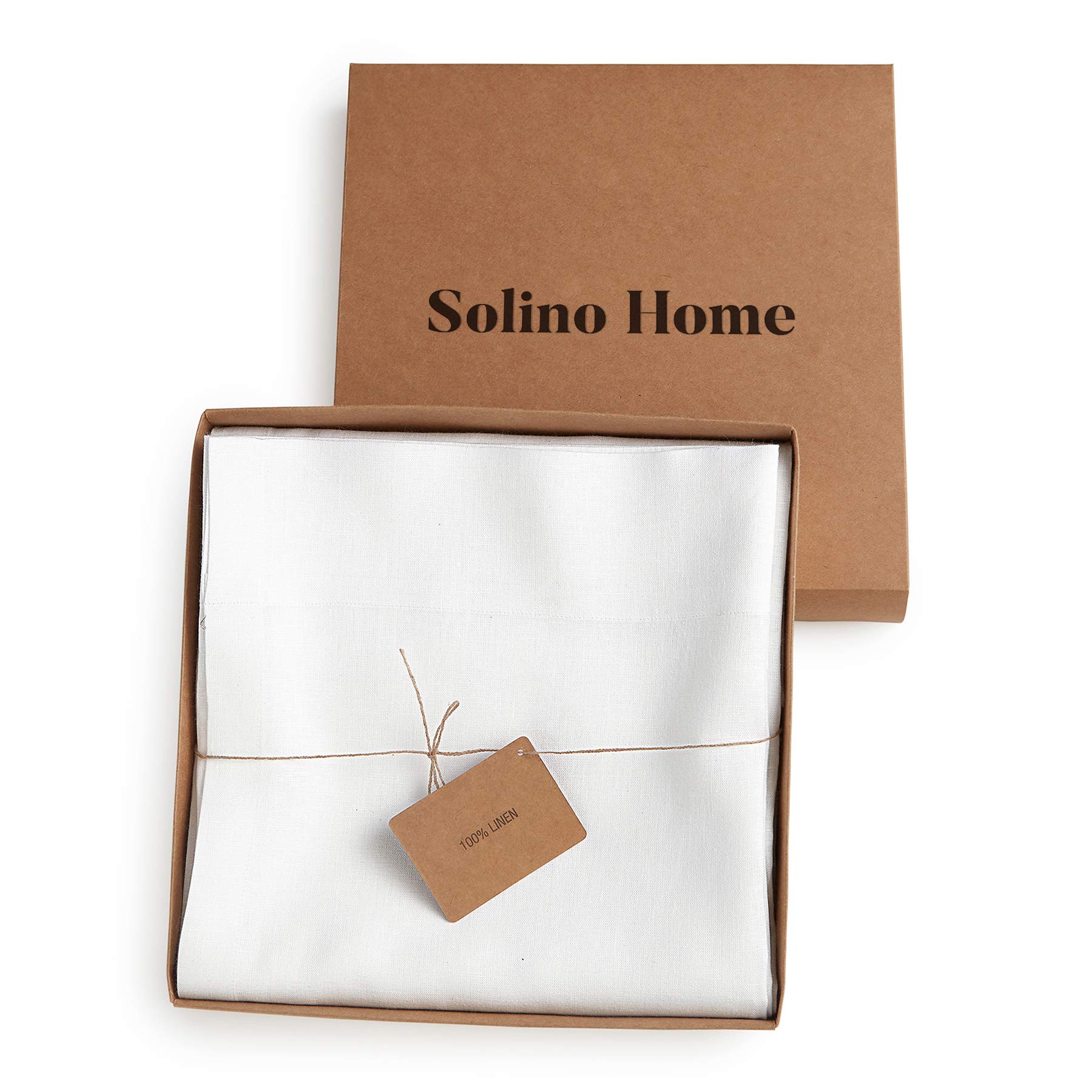 Foto 5 pulgar | Cortina Solino Home 100% Lino Blanco 132 X 274 Cm - Venta Internacional.