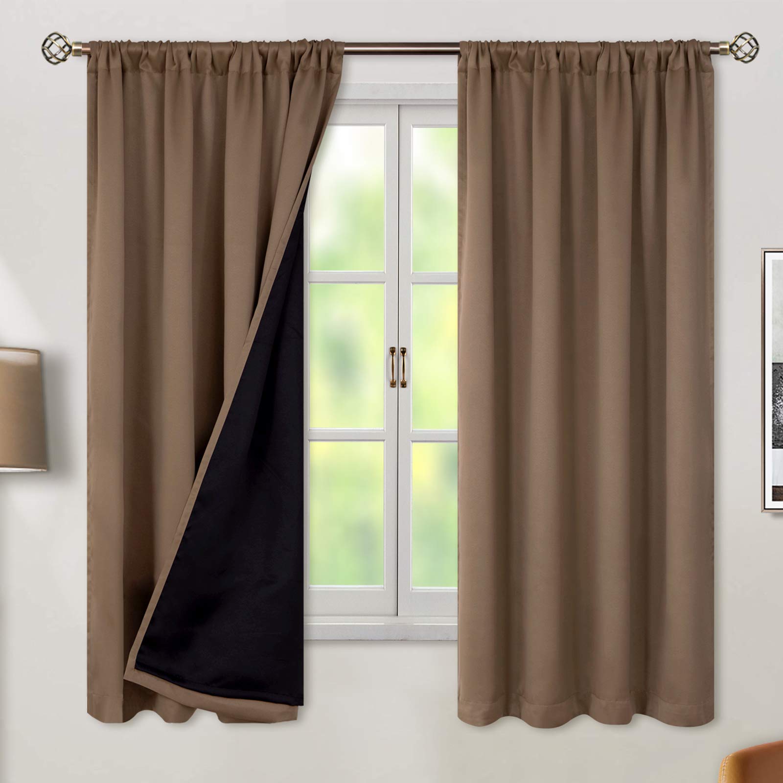 Foto 2 pulgar | Cortinas Bgment Con Aislamiento Térmico 100% Opacas Para Dormitorio - Venta Internacional.