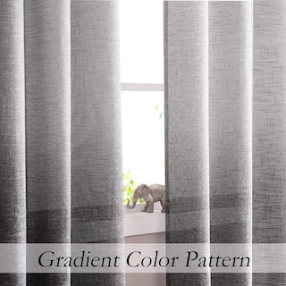 Foto 4 | Panel de Cortina Ventana Central Park Ombre Linen 127 X 213 Cm - Venta Internacional