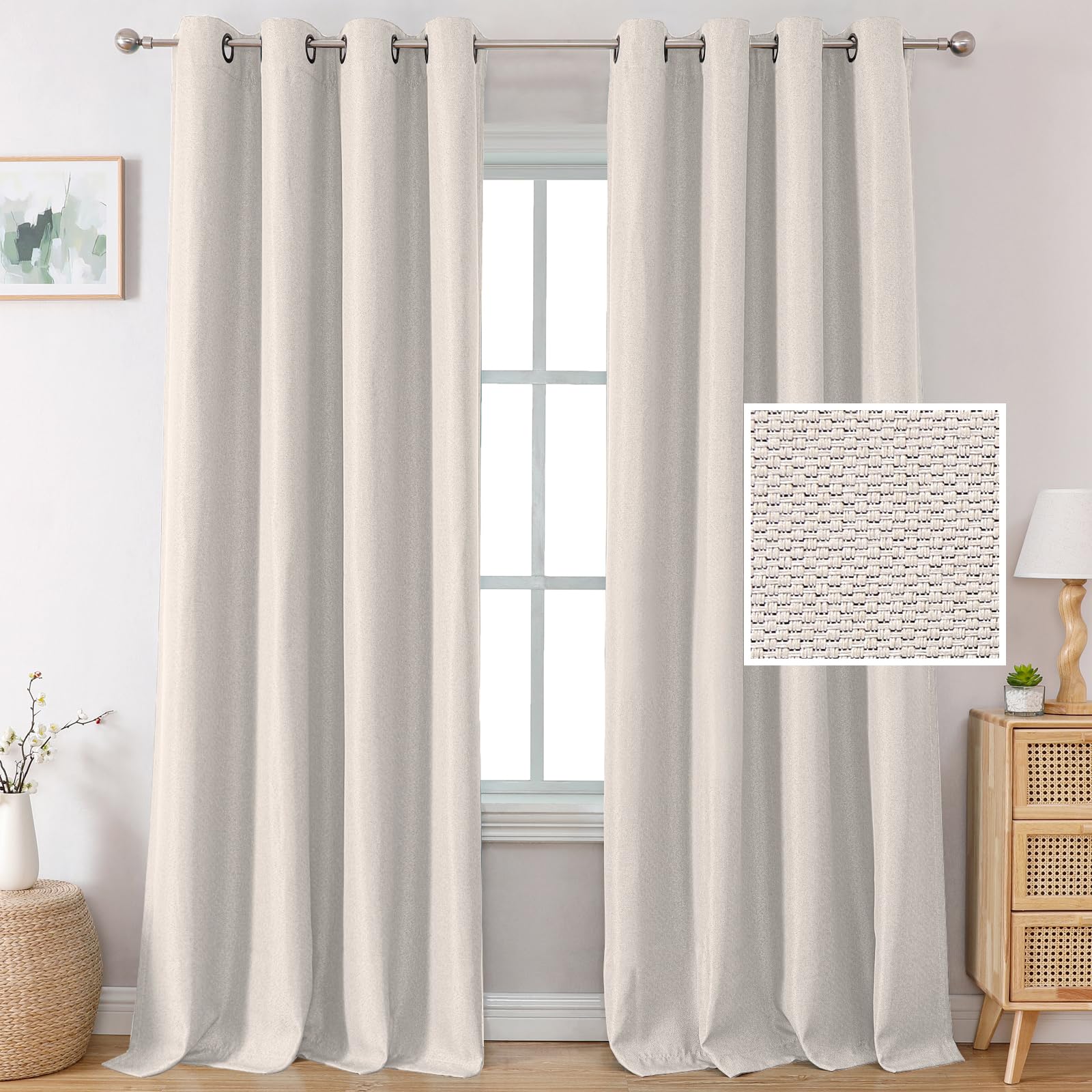 Cortinas H.versailtex Marfil - Venta Internacional $1,558