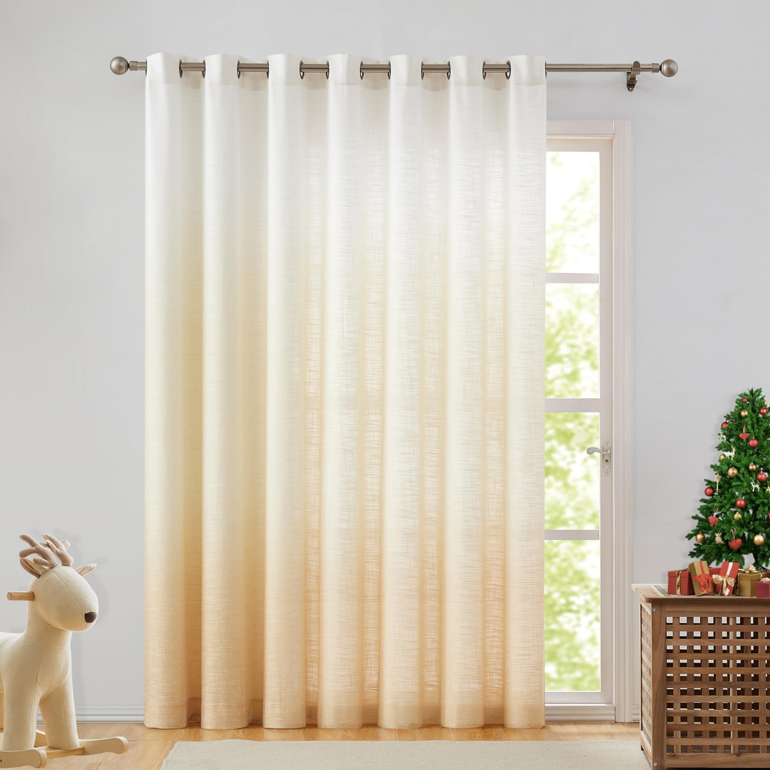 Cortina de Puerta Central Park Ombre con Filtro de Luz 100 X 213 cm - Venta Internacional $1,459