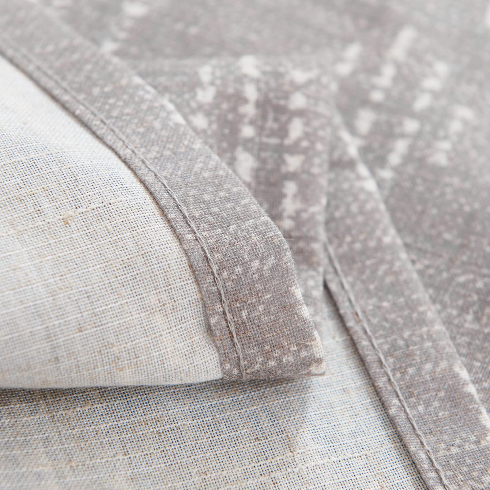 Foto 5 | Cortinas Jinchan Boho Gris en Mezcla de Lino para Sala de Estar - Venta Internacional