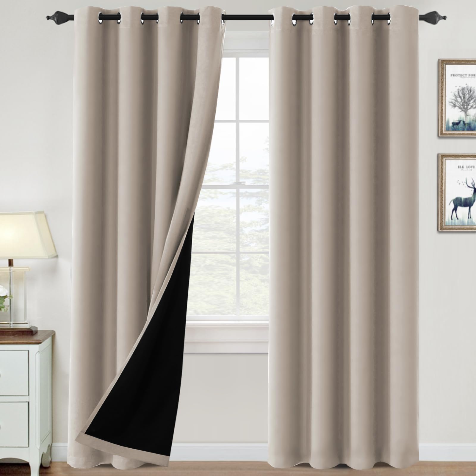 Cortinas H.versailtex 100% Opacas 132 X 24 - Venta Internacional