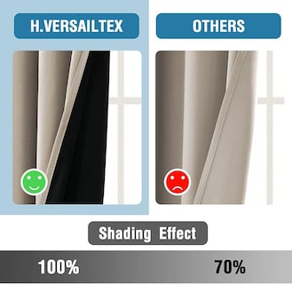 Foto 5 | Cortinas H.versailtex 100% Opacas 132 X 24 - Venta Internacional