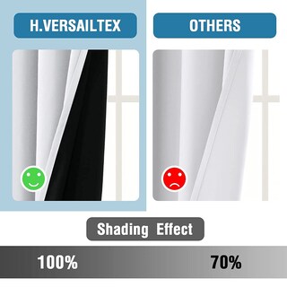 Foto 5 | Cortinas H.VERSAILTEX 100% Opacas con Aislamiento Térmico x2 - Venta Internacional
