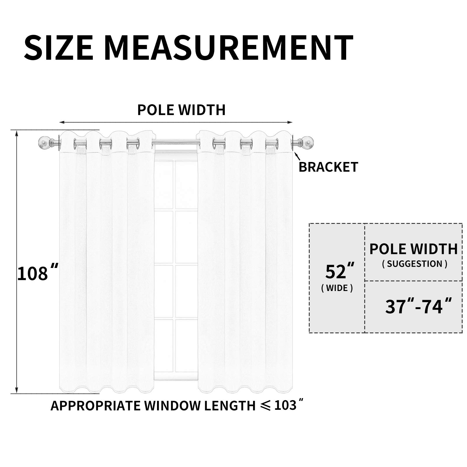 Foto 8 pulgar | Cortinas Easy-Going Negras de 2 Paneles-Venta Internacional
