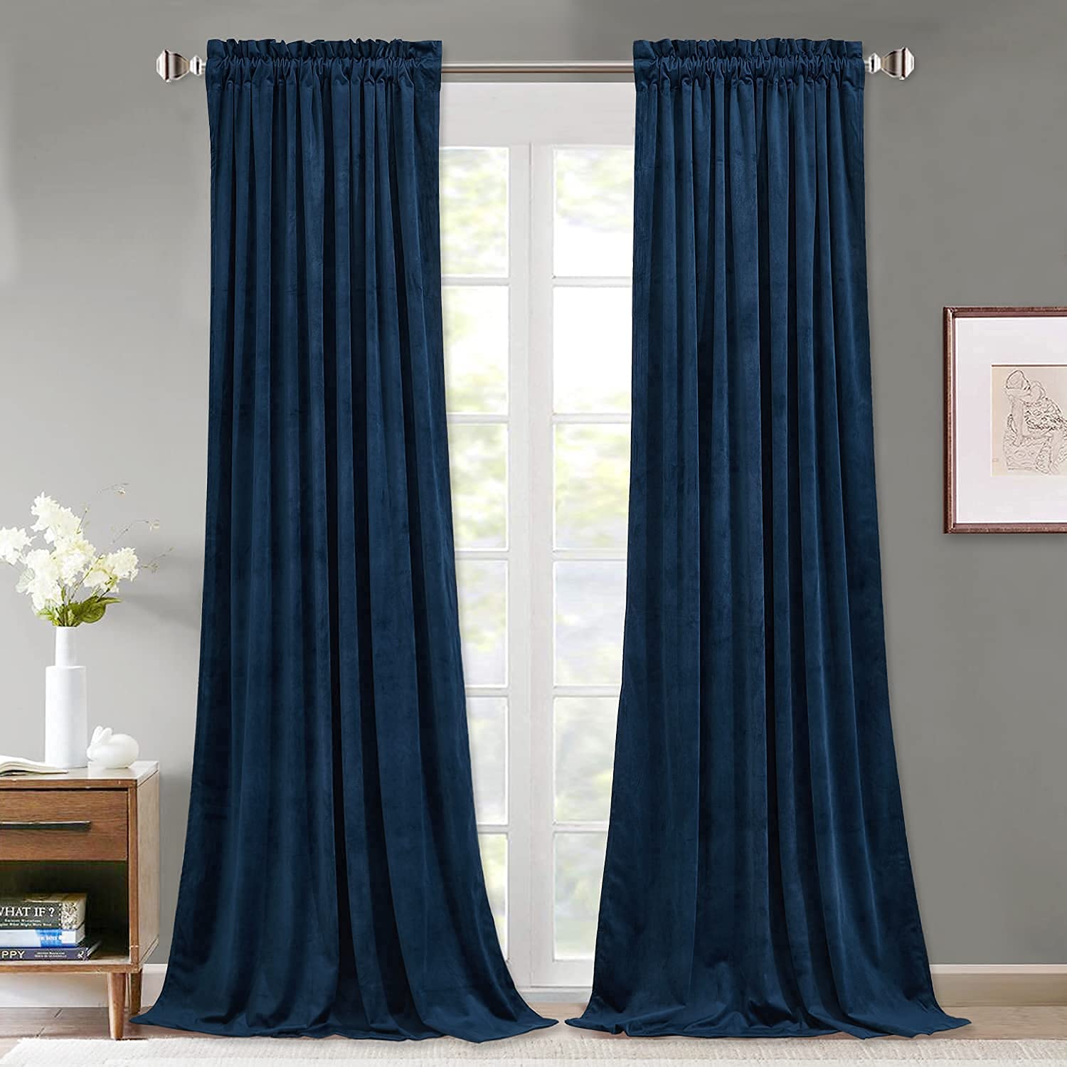 Cortinas Térmicas De Terciopelo Stangh, Opacas, 274 X 137 Cm, 2 Paneles - Venta Internacional.