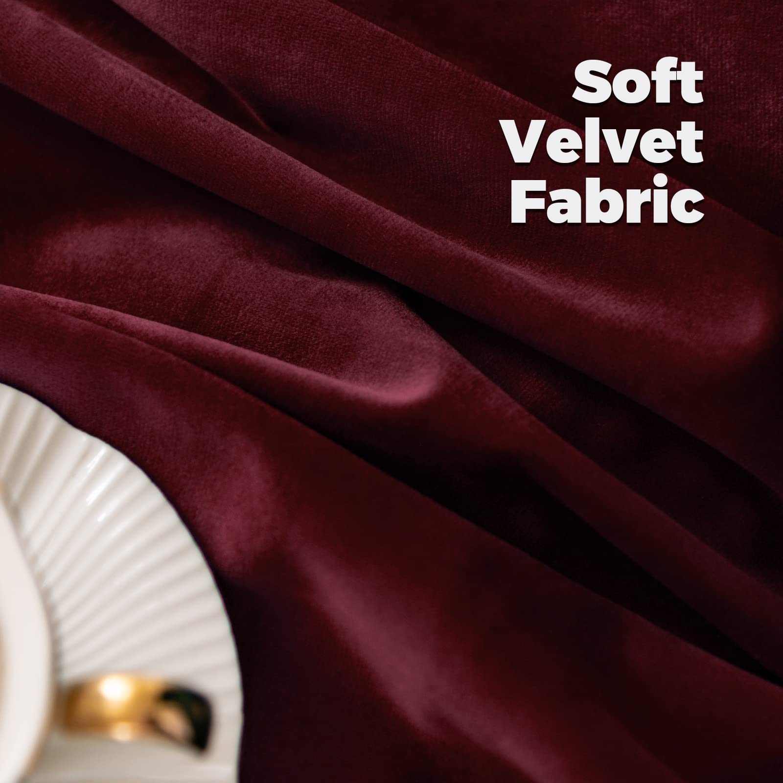 Foto 6 pulgar | Cortinas Bgment Red Velvet con Aislamiento Térmico - Venta Internacional