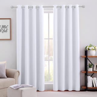 Foto 1 | Juego de 2 Paneles de Cortinas Homeideas Color Blanco 132 x 213 cm - Venta Internacional