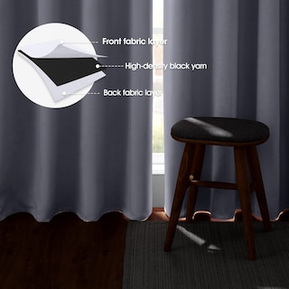 Foto 3 | Juego de 2 Paneles de Cortinas Homeideas Color Blanco 132 x 213 cm - Venta Internacional