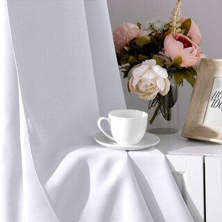 Foto 5 | Juego de 2 Paneles de Cortinas Homeideas Color Blanco 132 x 213 cm - Venta Internacional