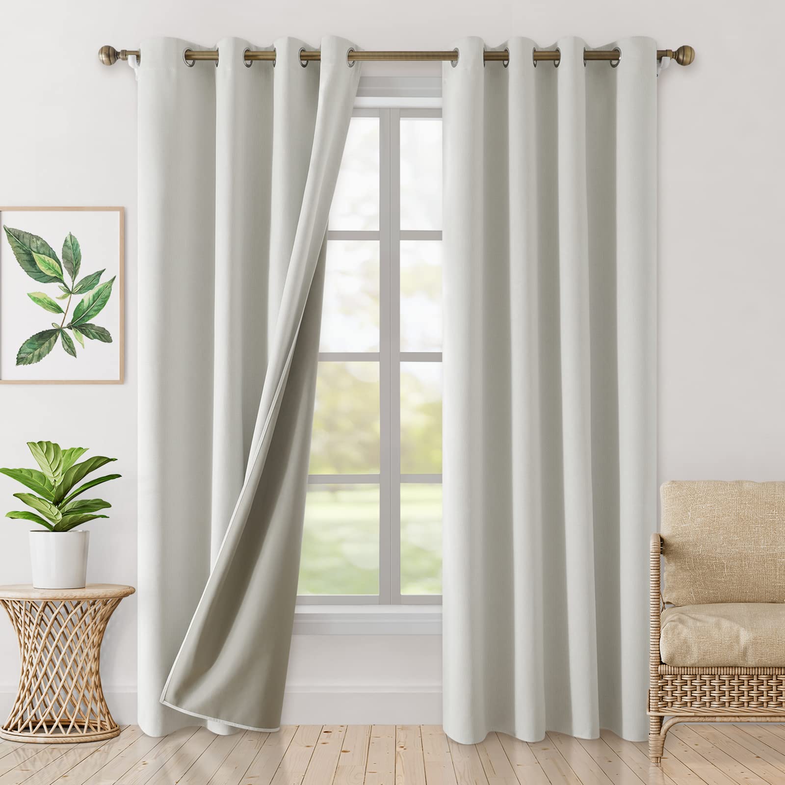 Foto 2 pulgar | Cortinas Homeideas de 240 x 245 cm-Venta Internacional