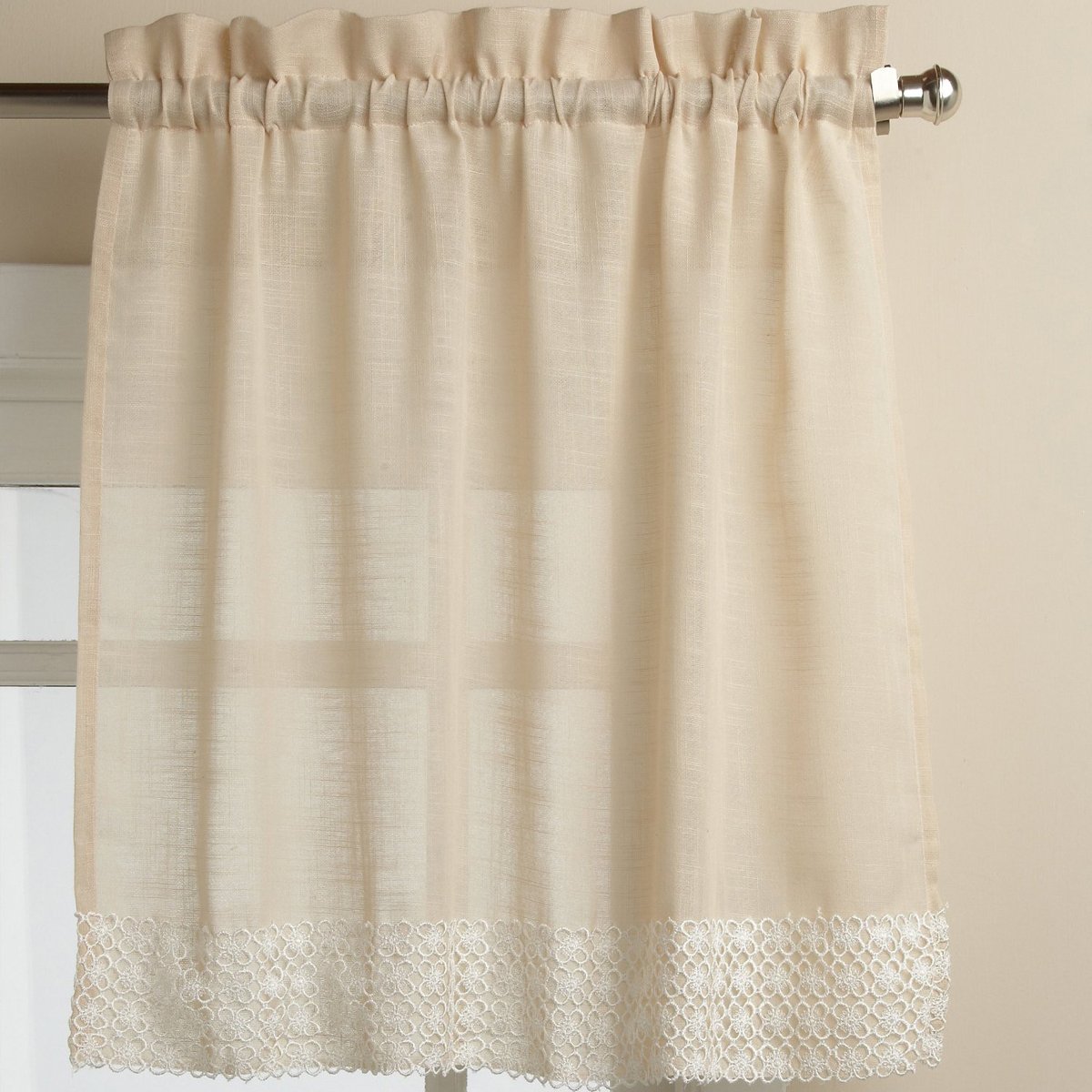 Cortina Sweet Home Collection Salem French Vanilla 36 Cm - Venta Internacional.