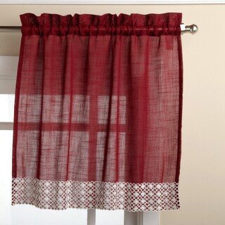 Foto 1 | Tratamiento Para Cortinas Sweet Home Collection Salem Burgundy - Venta Internacional.