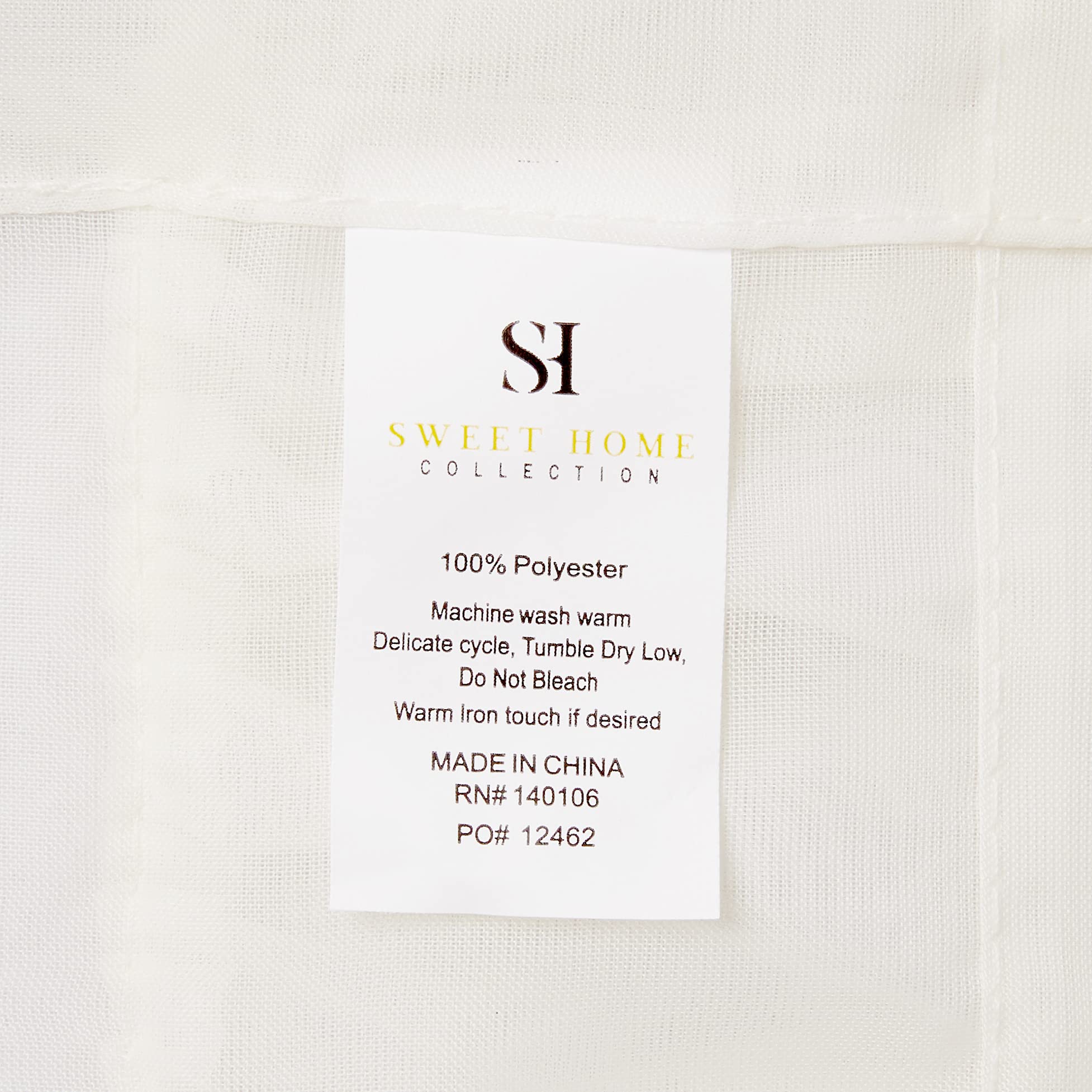 Foto 4 | Panel De Cortina De Ventana De La Colección Sweet Home Sheer Voile - Venta Internacional.