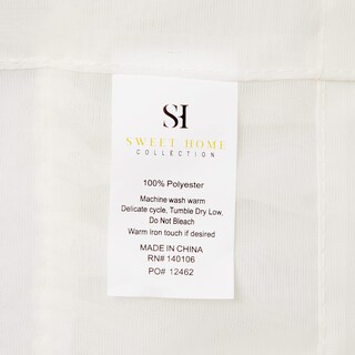 Foto 4 | Panel De Cortina De Ventana De La Colección Sweet Home Sheer Voile - Venta Internacional.