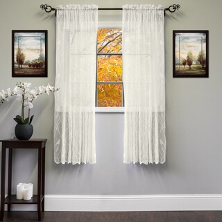 Foto 1 | Cortinas De Ventana Sweet Home Collection Songbird Ivory, 160 X 160 Cm - Venta Internacional.