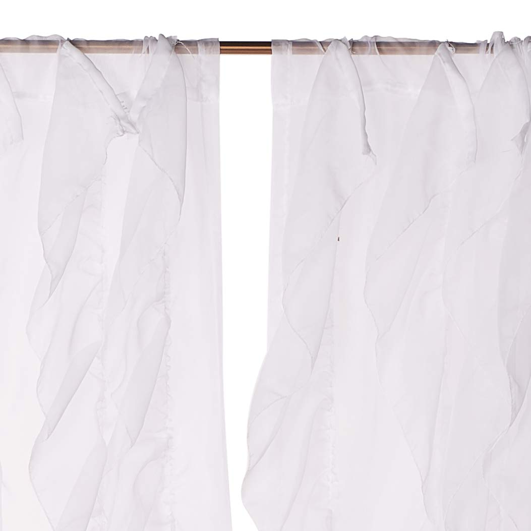 Foto 4 pulgar | Panel De Cortina De Ventana De La Colección Sweet Home Sheer Voile - Venta Internacional.