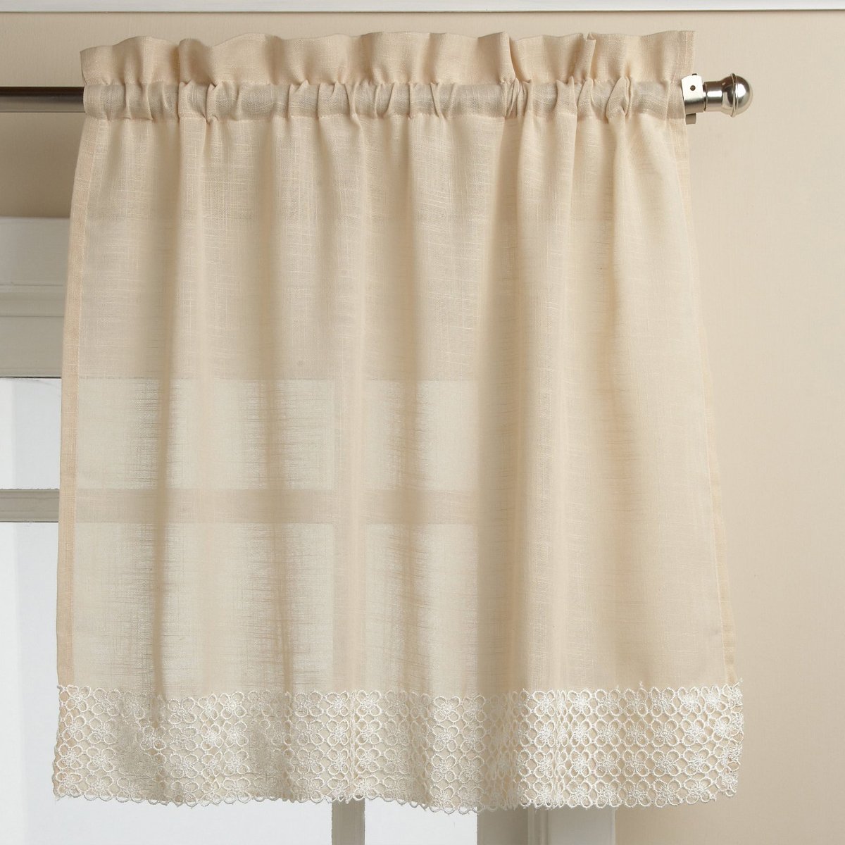 Tratamiento Para Cortinas Sweet Home Collection Salem French Vanilla - Venta Internacional.