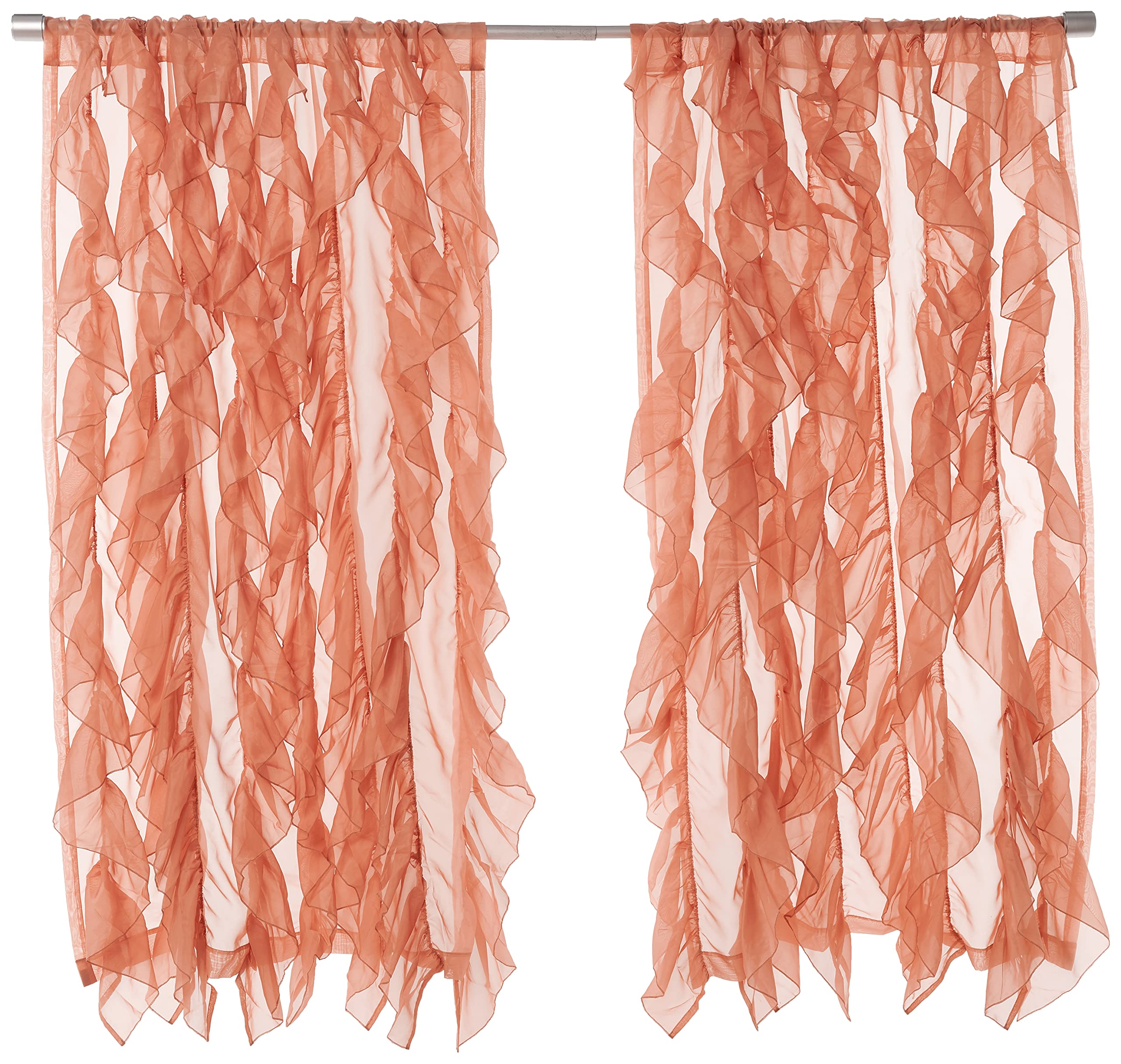 Panel De Cortina De Ventana De La Colección Sweet Home Sheer Voile - Venta Internacional.