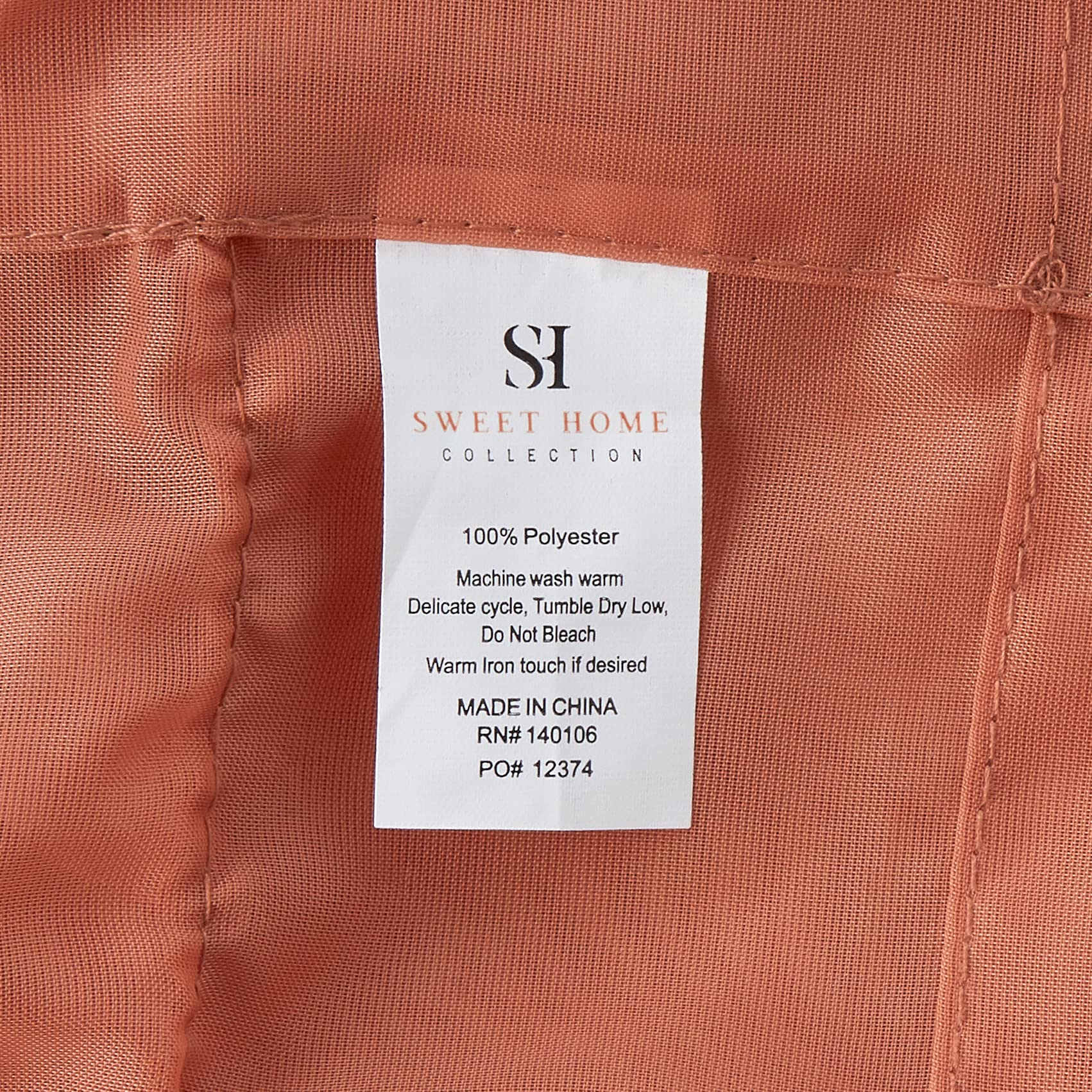 Foto 4 | Panel De Cortina De Ventana De La Colección Sweet Home Sheer Voile - Venta Internacional.