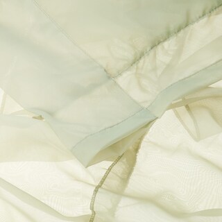 Foto 3 | Cortinas De Gasa Transparente Con Volantes De La Colección Sweet Home - Venta Internacional.