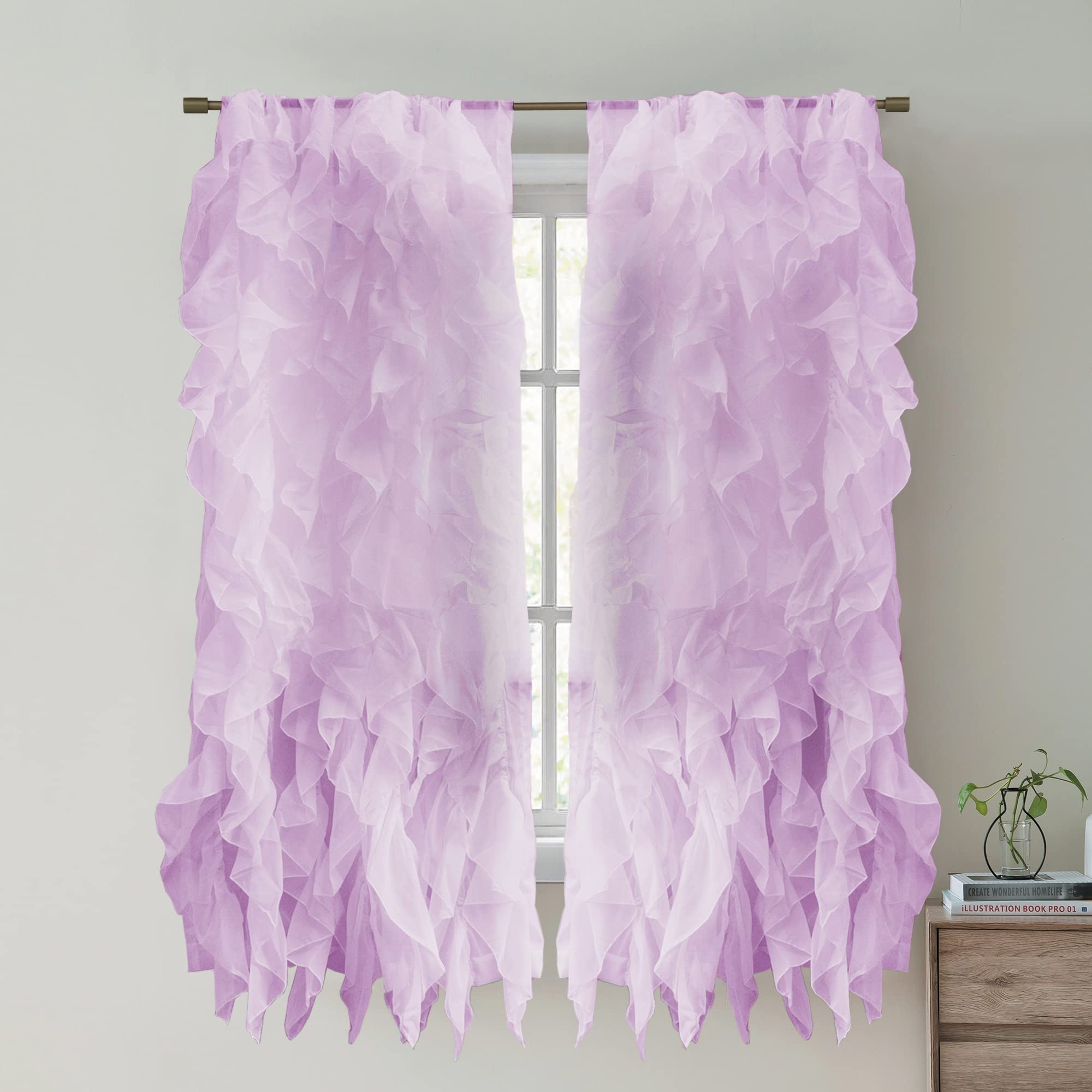 Foto 1 | Panel De Cortina De Ventana De La Colección Sweet Home Sheer Voile - Venta Internacional.