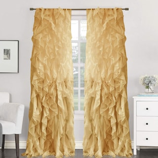 Foto 1 | Cortinas De Gasa Transparente Con Volantes De La Colección Sweet Home - Venta Internacional.