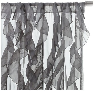 Foto 2 | Cortinas De Gasa Transparente Con Volantes De La Colección Sweet Home - Venta Internacional.