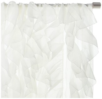 Foto 2 | Cortinas De Gasa Transparente Con Volantes De La Colección Sweet Home - Venta Internacional.